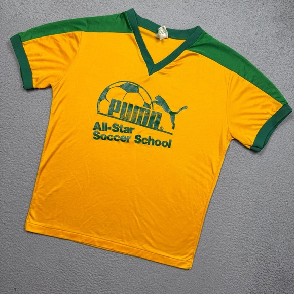 American Vintage Other - Vintage 80s Puma All-Star Soccer School Jersey